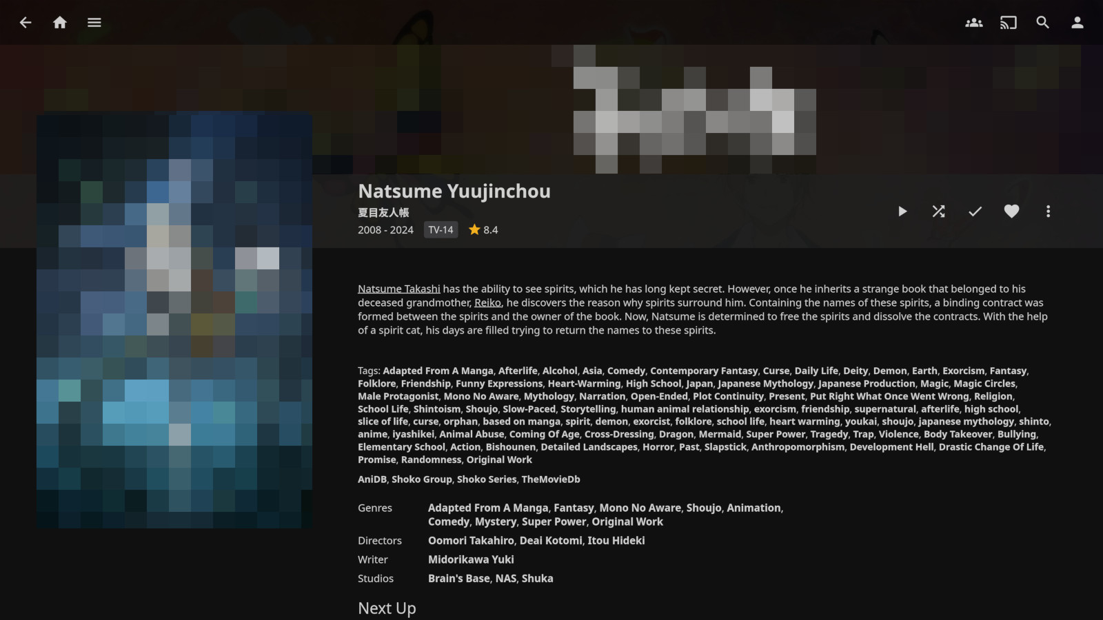 Jellyfin Series View - Top of page